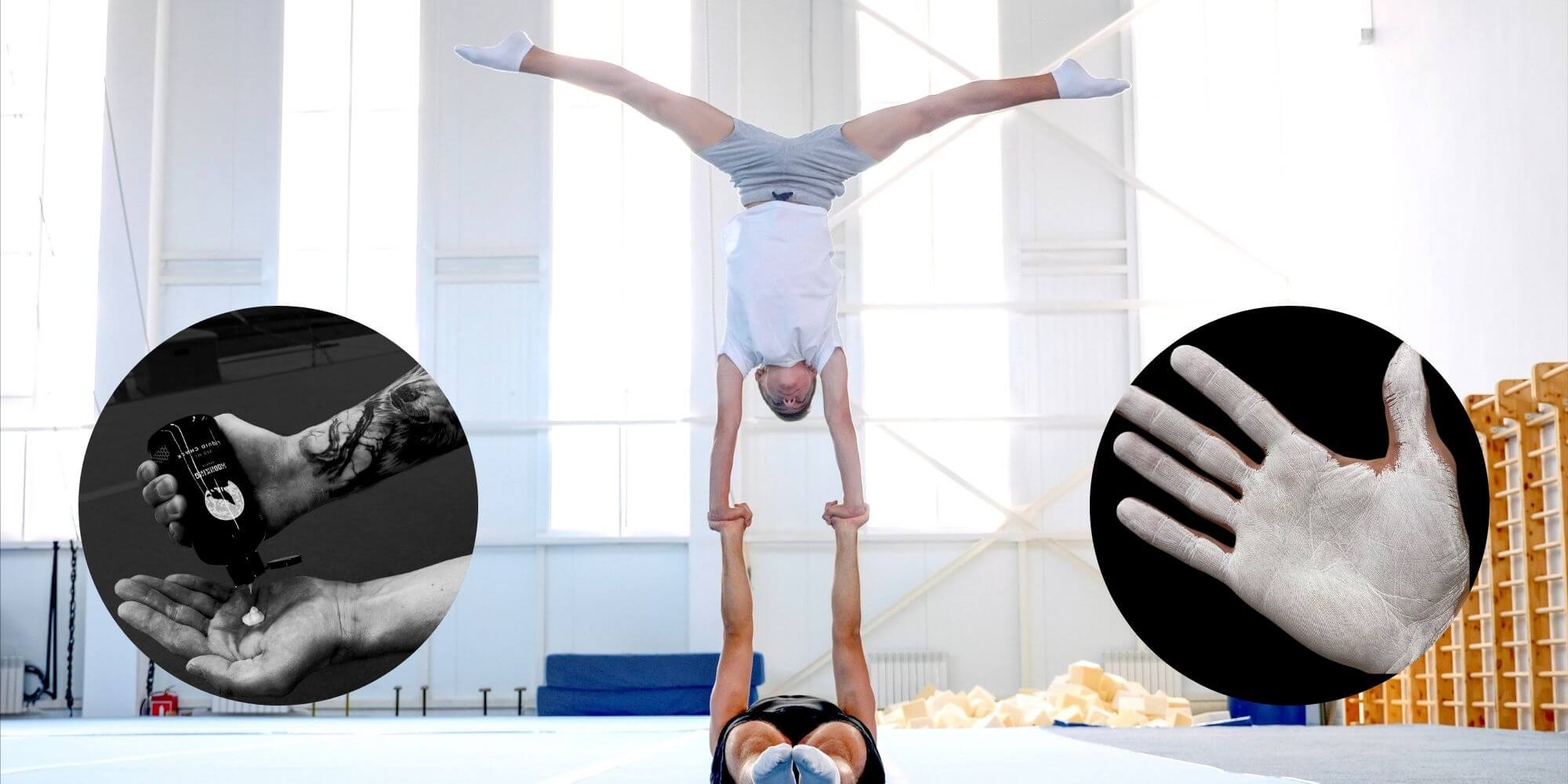 Sportakrobatik mit Liquid Chalk 
