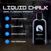 Vielseitig einsetzbares Liquid Chalk (250ml). Maximiere deinen Halt und steigere deine Leistung. Schnell trocknend, ergiebig und leicht abwaschbar.