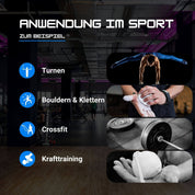 Die Anwendung des Chalk Balls im Sport ist vielseitig.