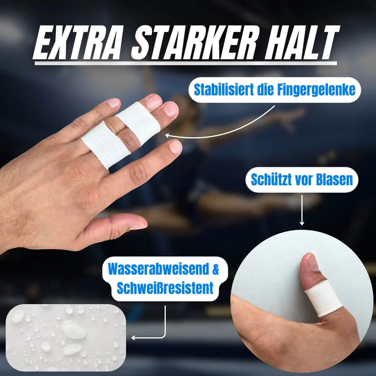 Fingertape von MoonKing Sports - Bei Kapselriss & Blasen. Jetzt kaufen!