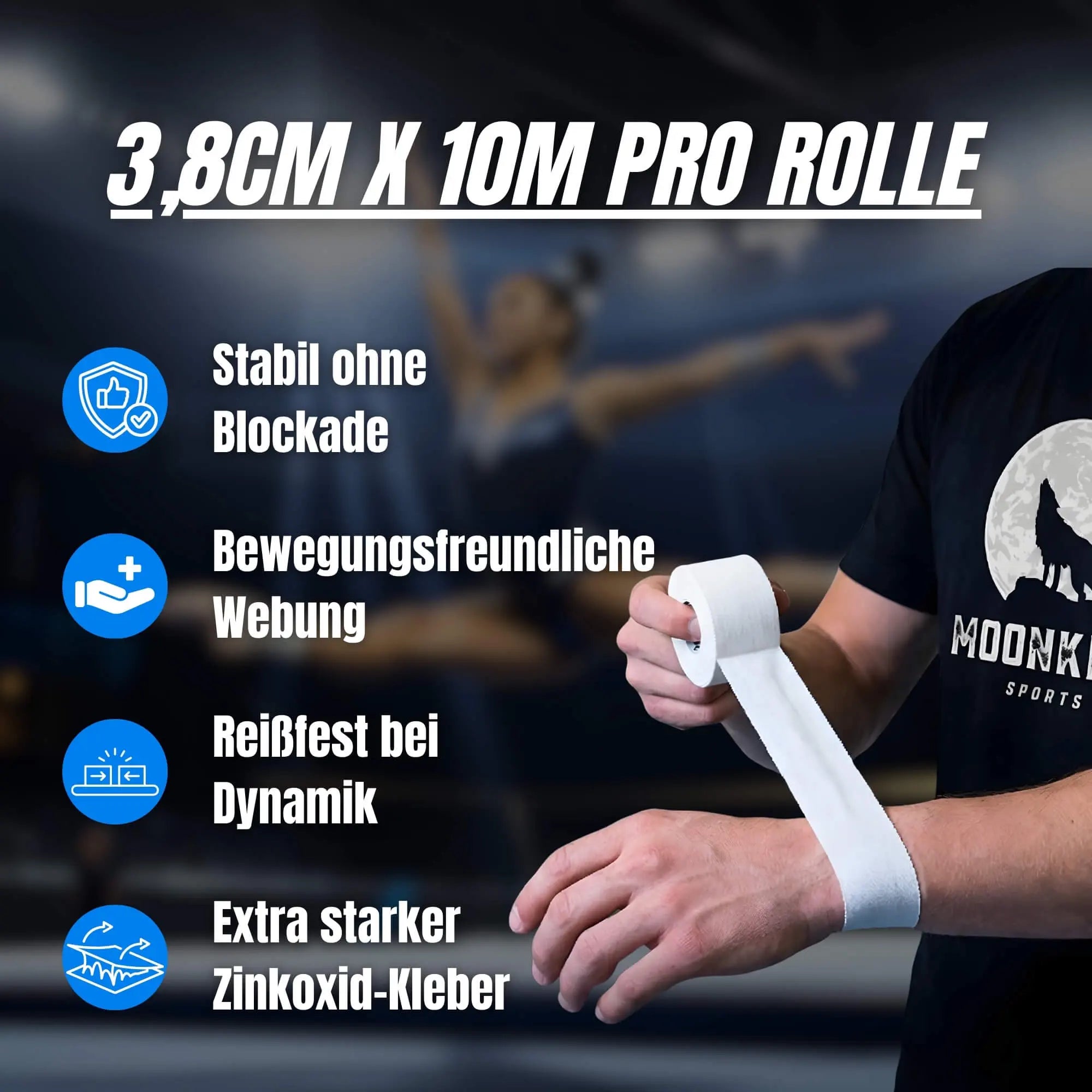 Das Tape für Turnerinnen & Turner von MoonKing Sports.