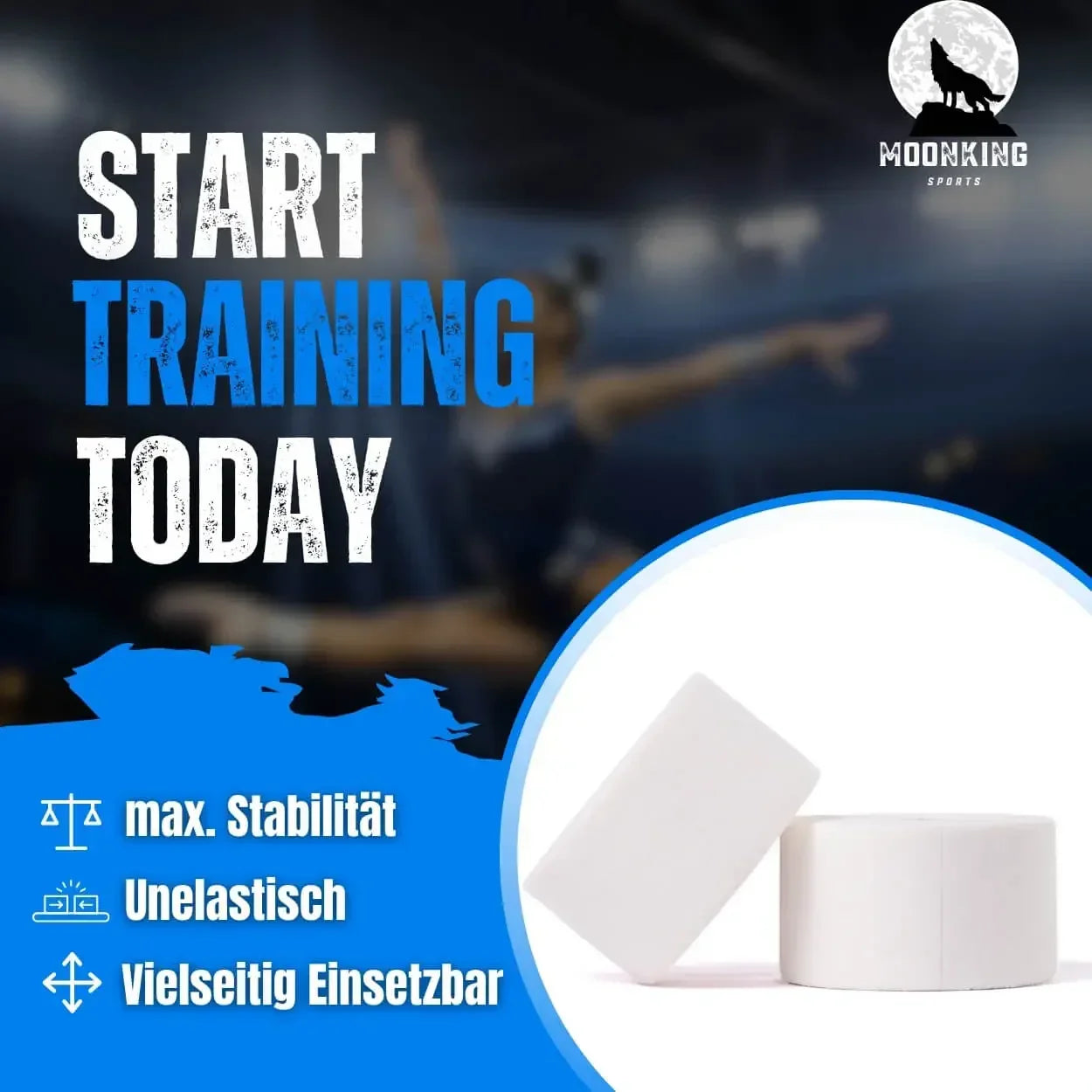 Sporttape von MoonKing Sports -Stabilisierung & Fixierung. Jetzt kaufen!