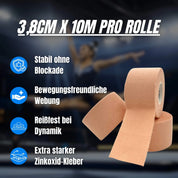Beiges Tape von MoonKing Sports für Gerätturnen, Trampolin & Akrobatik.