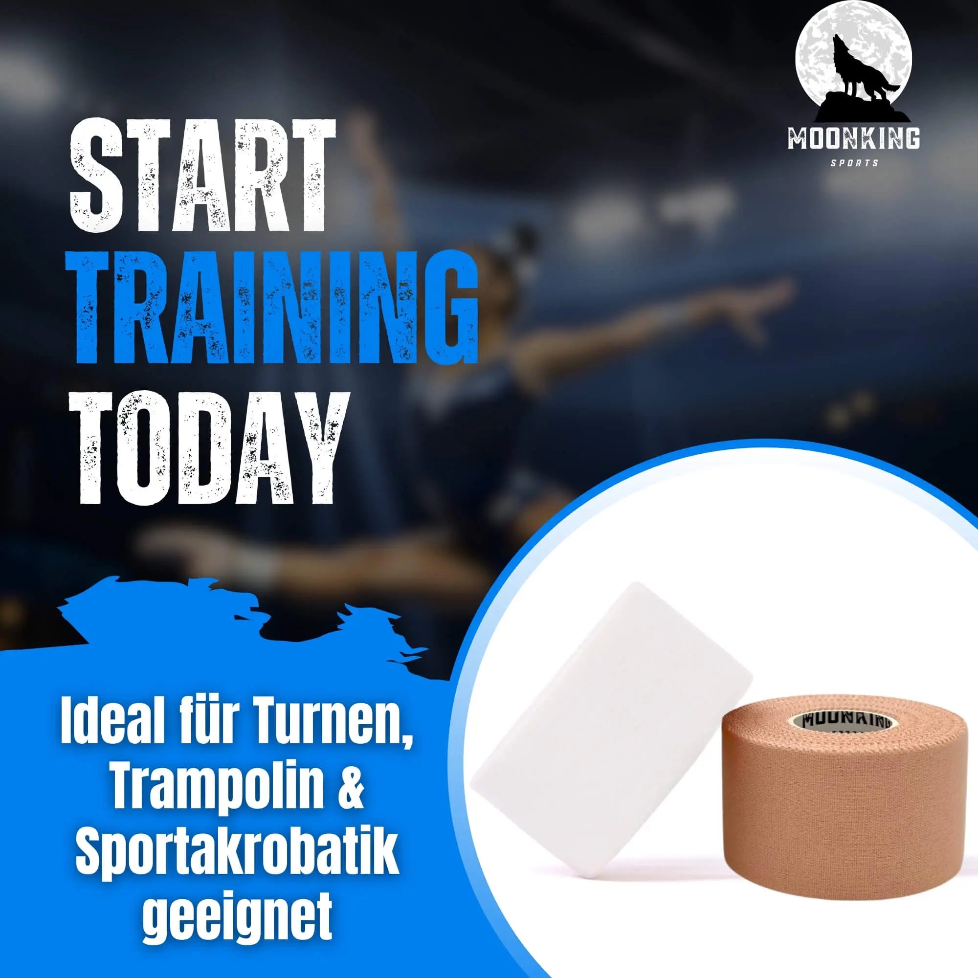 Das Tape für Turnen, Sportakrobatik und Trampolin. Jetzt kaufen!