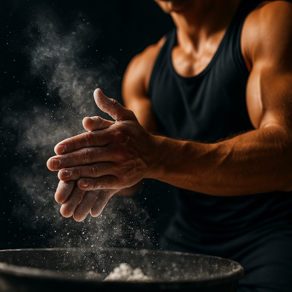 Magnesia für Sportlerinnen und Sportler. Premium Chalk von MoonKing Sports.